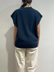 Motel - Gilet con cuore - blu