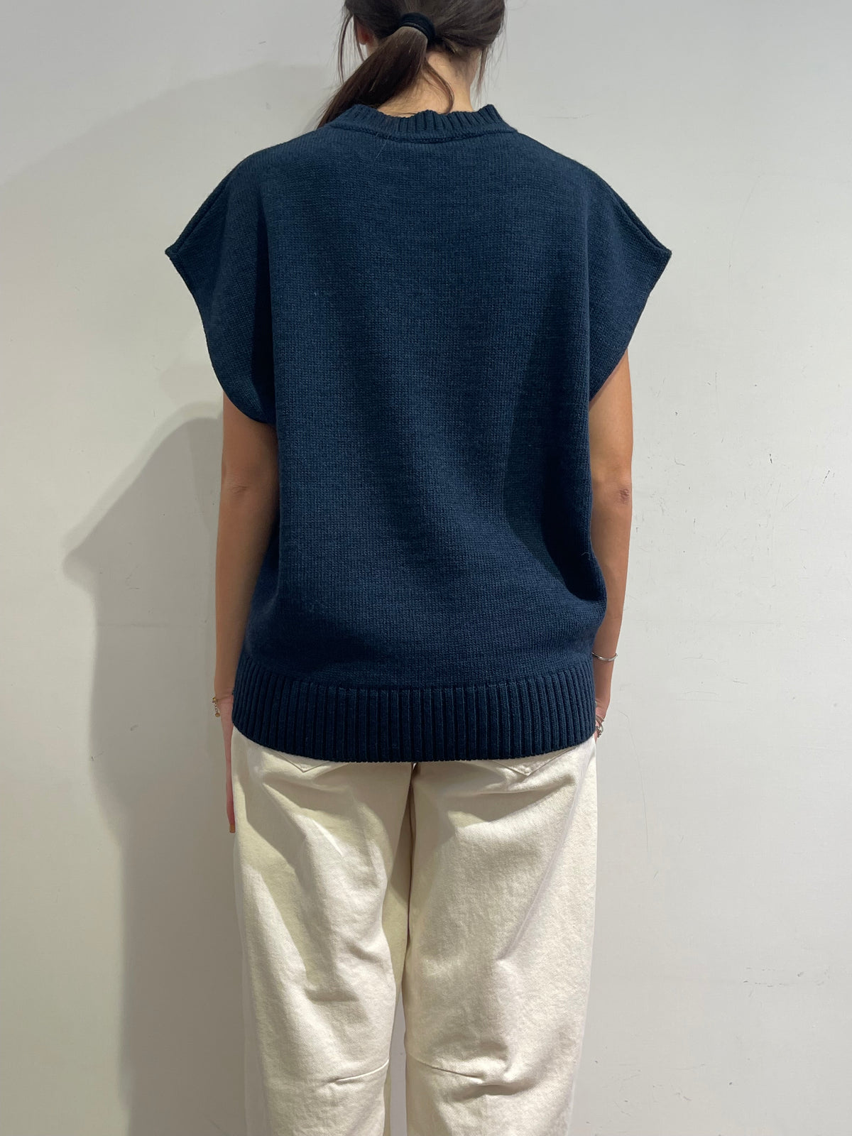 Motel - Gilet con cuore - blu
