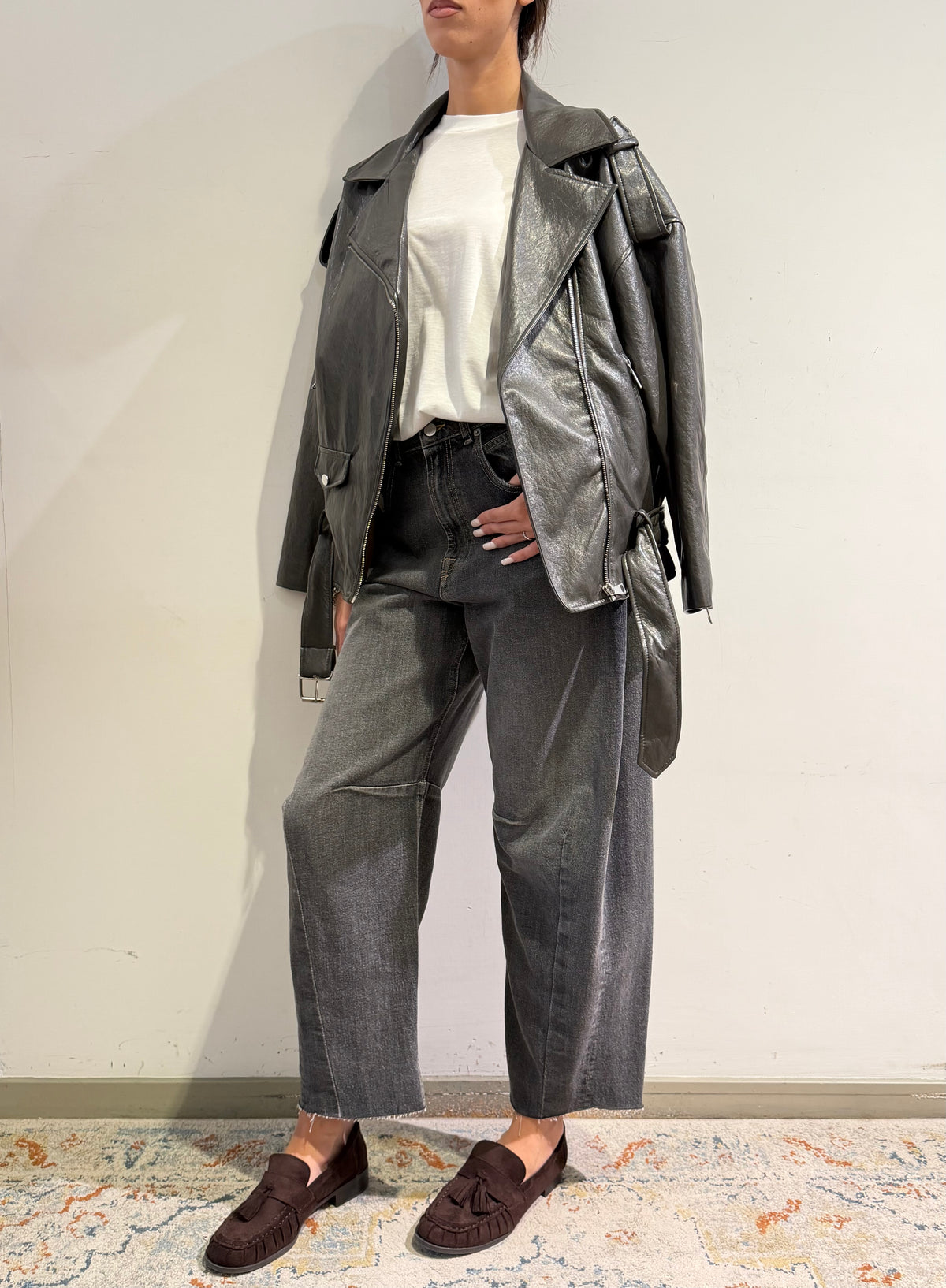 Haveone - Chiodo over grigio