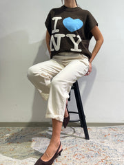 Motel - Gilet con cuore - moro
