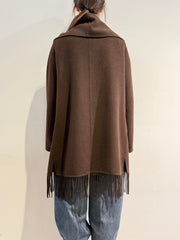 Vicolo - Cappotto vestaglia con frange