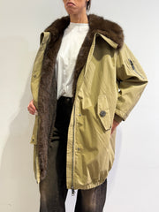 Souvenir - Parka con ecopelliccia militare chiaro