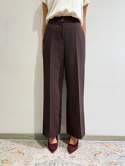 Motel - Pantalone gamba dritta moro