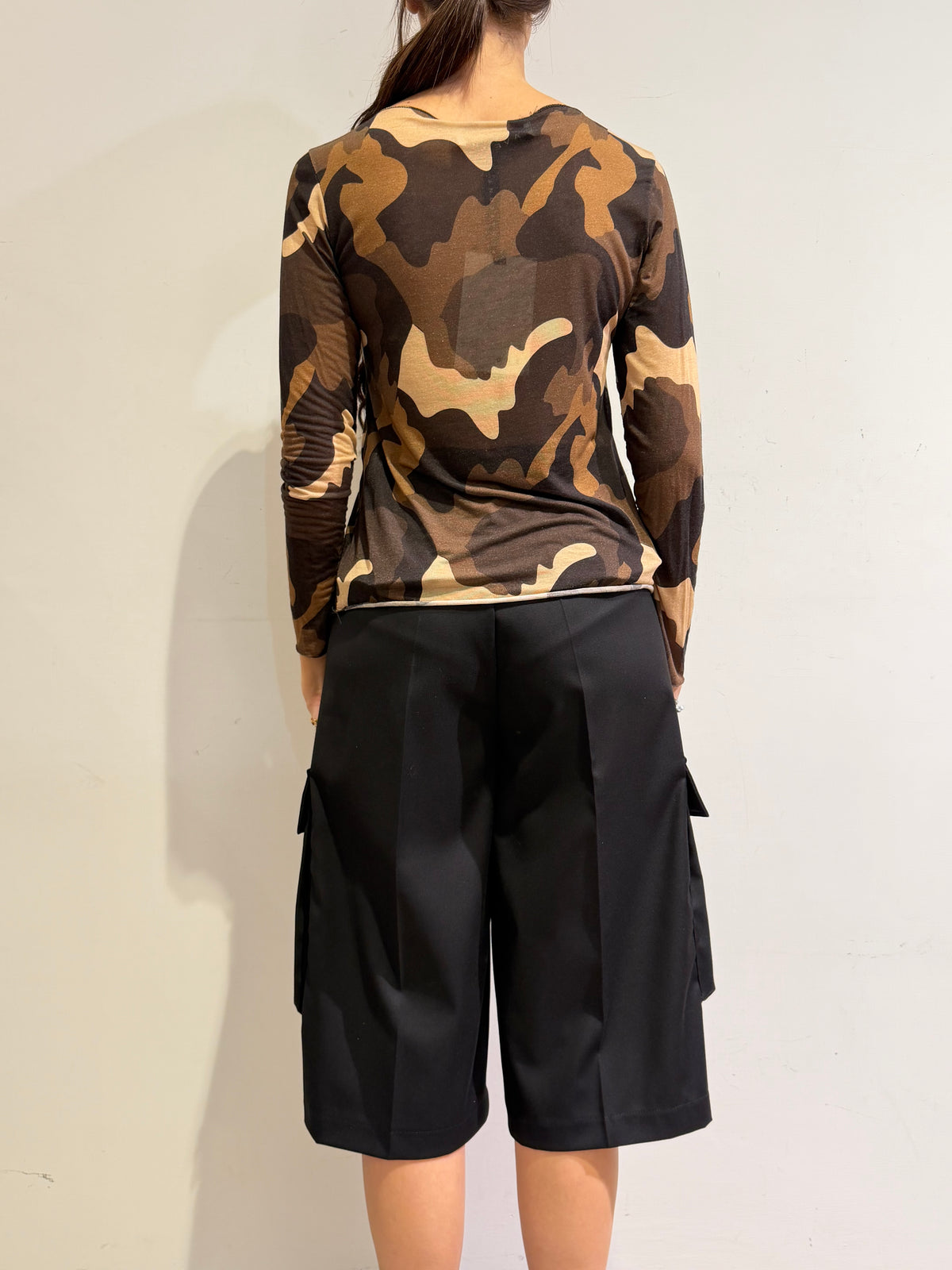 Haveone - Maglia fantasia camouflage moro