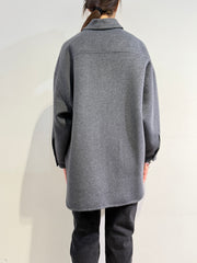 Vicolo - Cappotto overshirt antracite