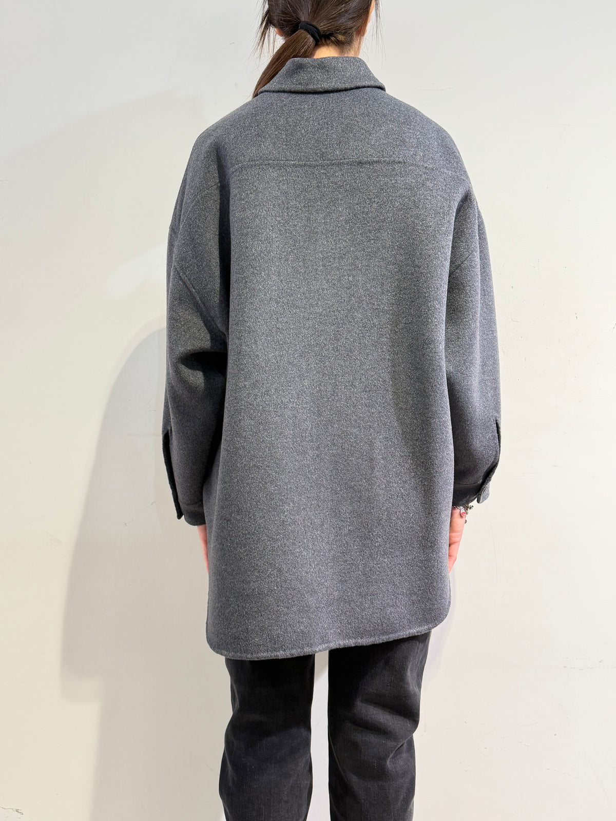 Vicolo - Cappotto overshirt antracite