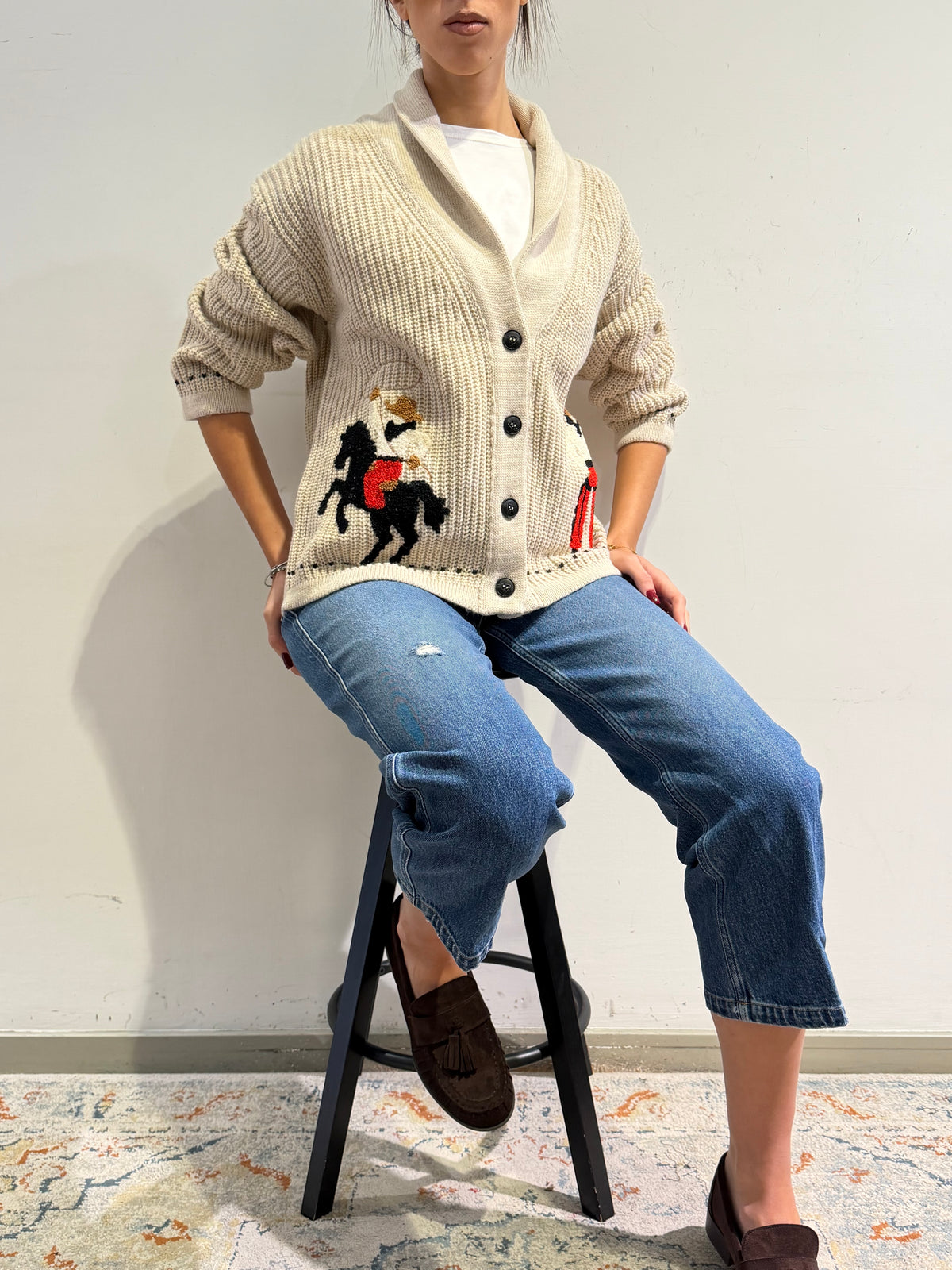Vicolo - Cardigan cowboy beige