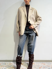 Vicolo - Giacca cappotto due bottoni beige