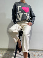 Motel - Maglia con cuore - grigio