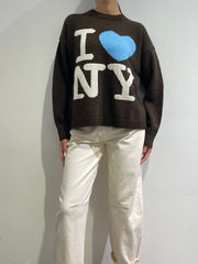 Motel - Maglia con cuore - moro