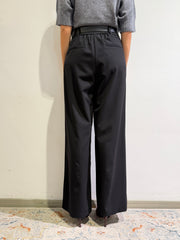 Motel - Pantalone con elastico dietro nero
