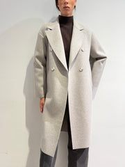 Le Streghe - Cappotto doppio petto ghiaccio