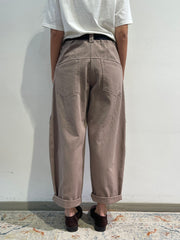 Le streghe - Pantalone cargo tortora