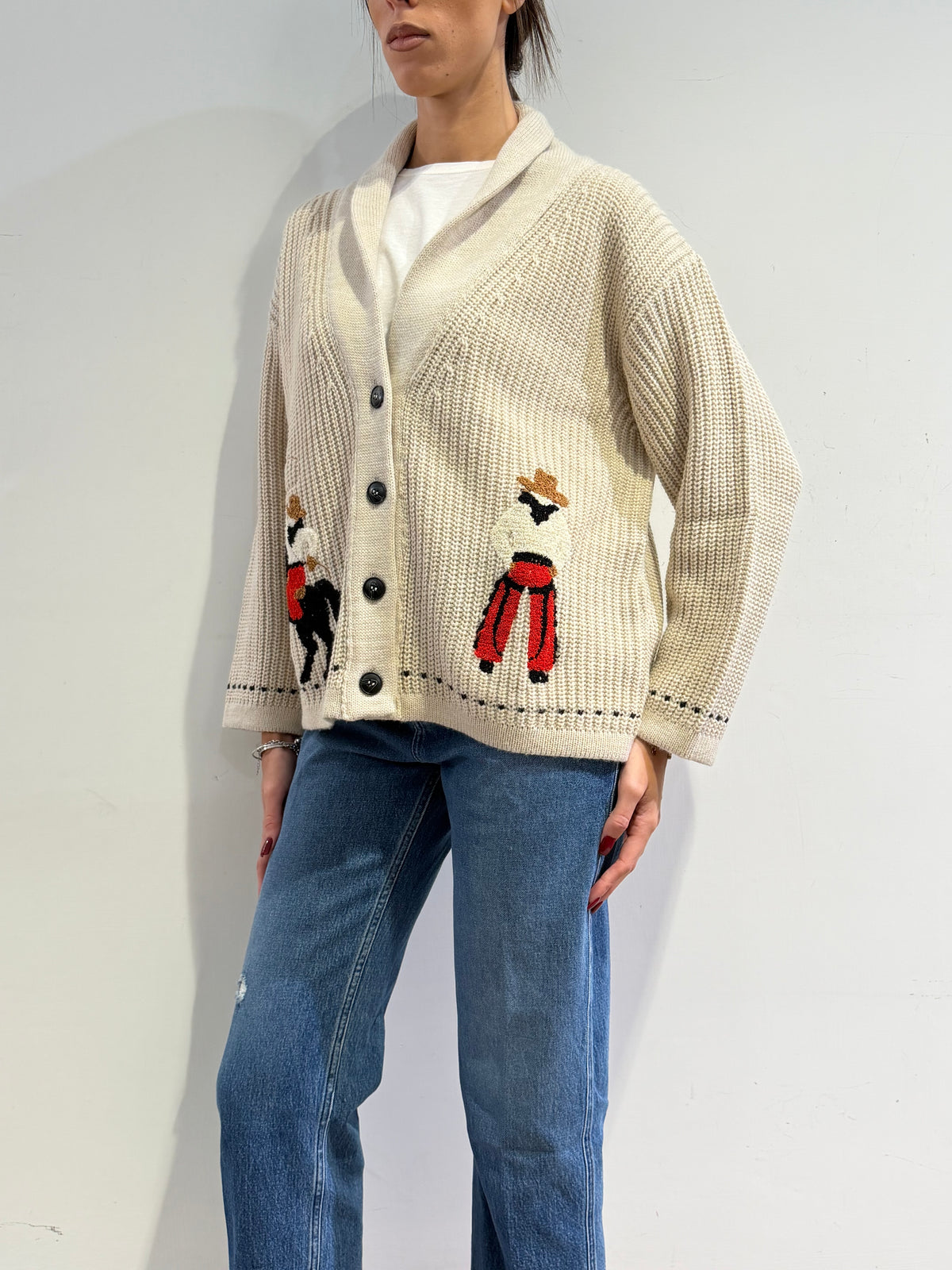 Vicolo - Cardigan cowboy beige