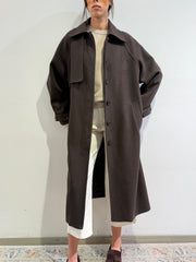Tensione In - Cappotto con pettorina moro