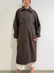 Tensione In - Cappotto con pettorina moro