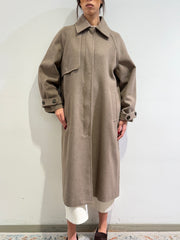 Tensione In - Cappotto con pettorina fango