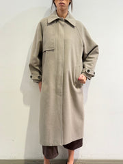 Tensione In - Cappotto con pettorina tortora