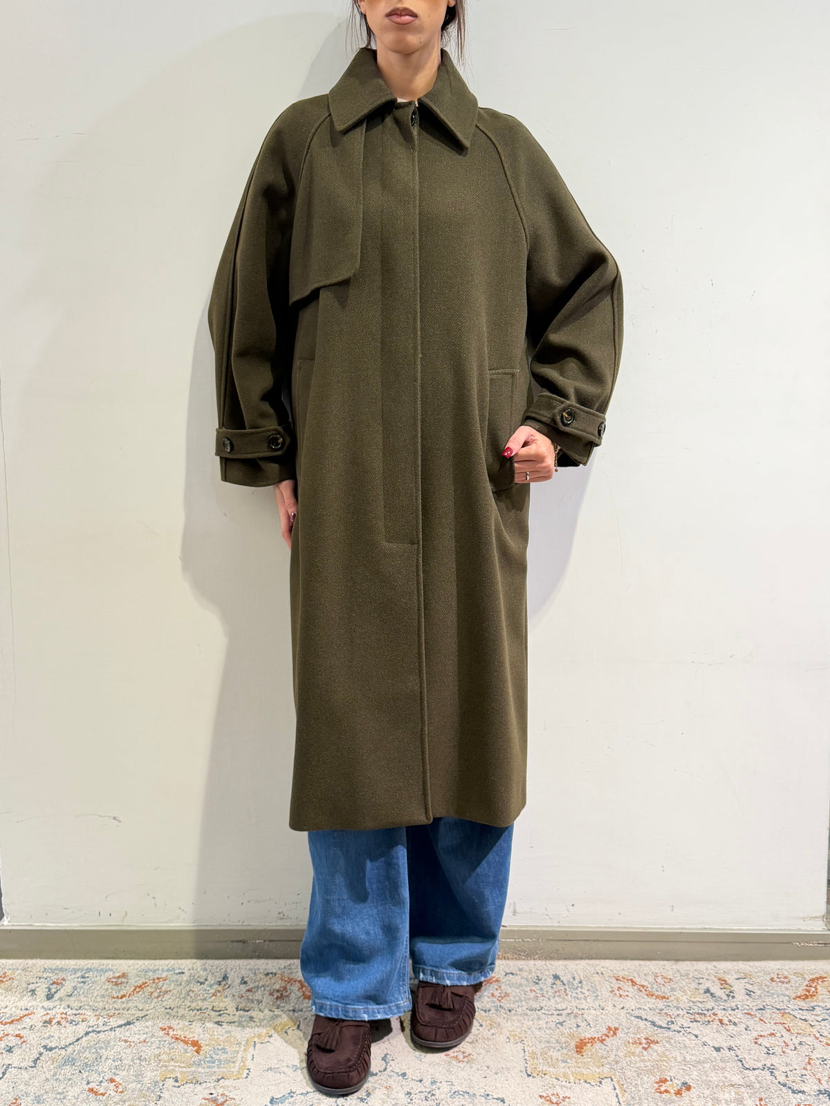 Tensione In - Cappotto con pettorina militare