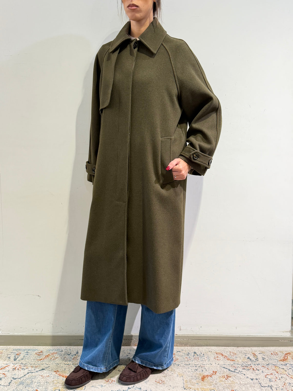 Tensione In - Cappotto con pettorina militare