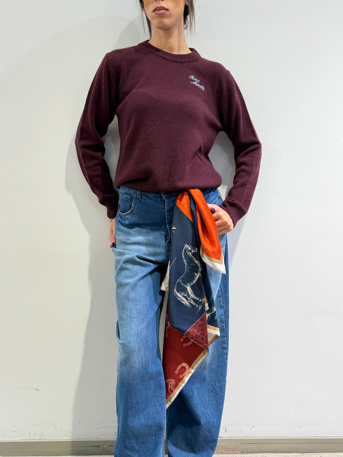 Motel - Maglia st.moritz bordeaux