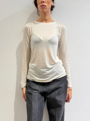 Haveone - T-Shirt  misto cashmere panna