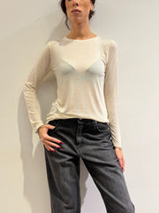 Haveone - T-Shirt  misto cashmere panna