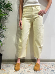 Vicolo - Jeans Chiara barrel paglierino