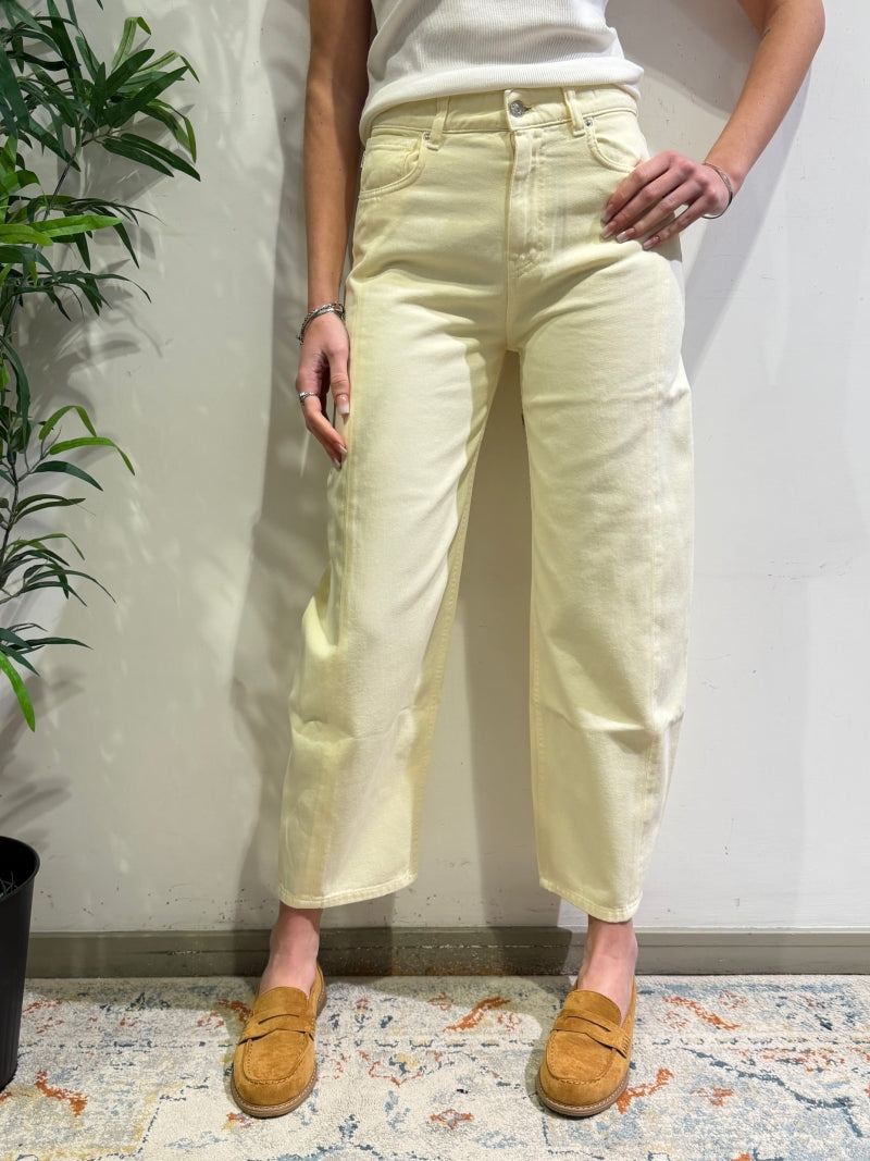 Vicolo - Jeans Chiara barrel paglierino