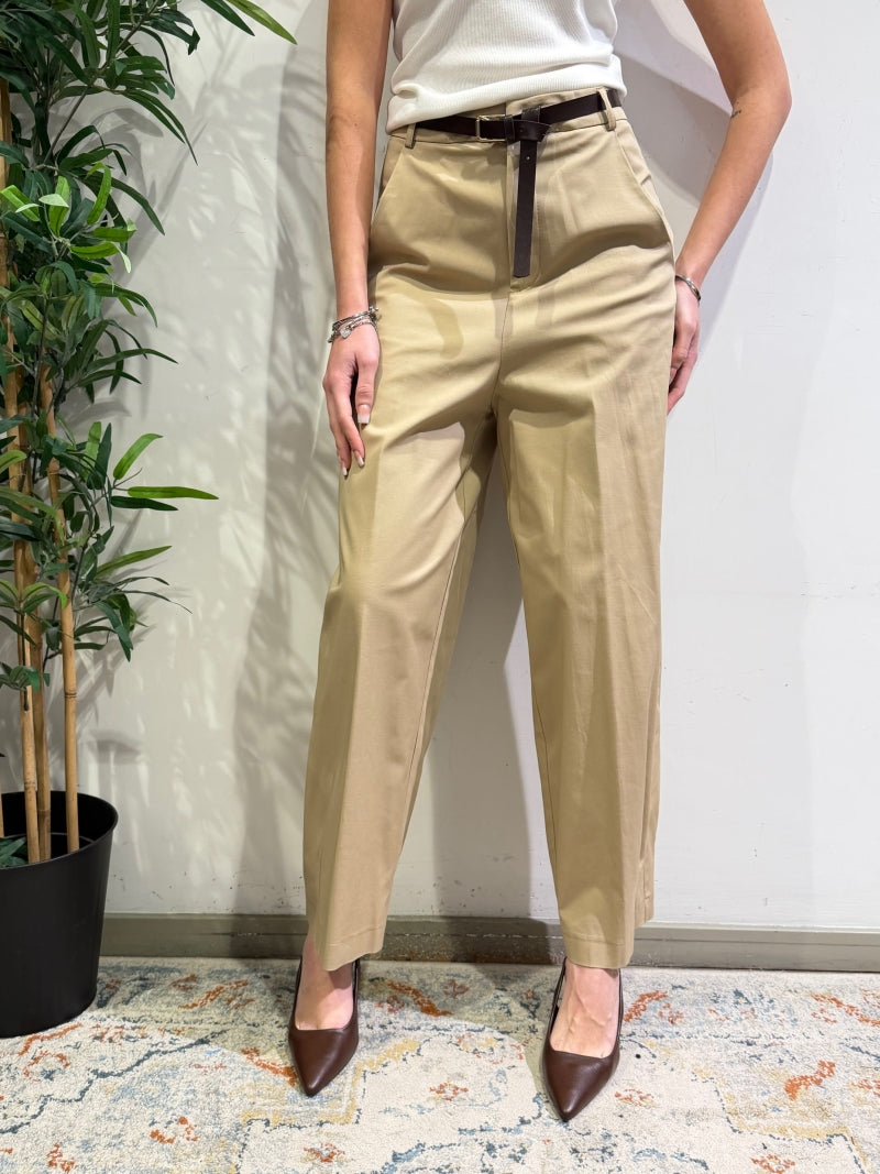 Kontatto - Pantalone baggy beige