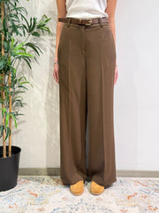 Motel - Pantalone con elastico dietro moro