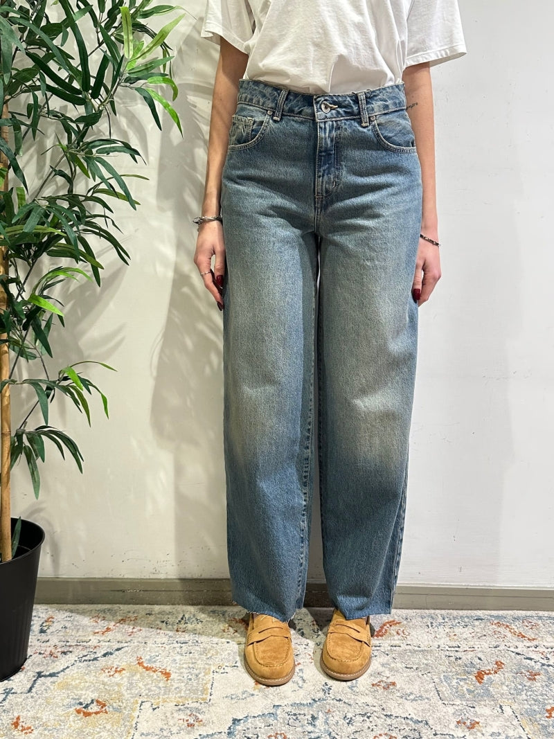 Dixie - Jeans gamba ampia denim