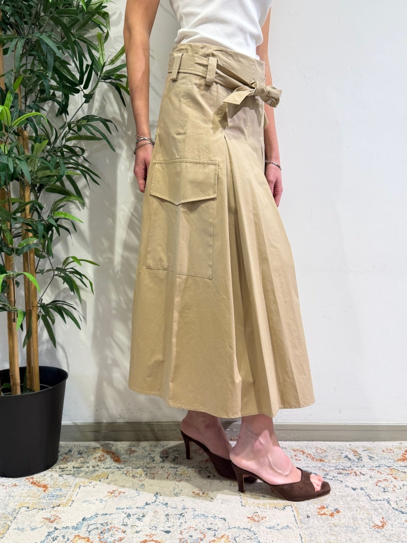 Vicolo - Gonna cargo beige