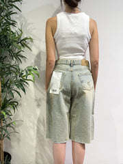 Haveone - Top cropped costina bianco