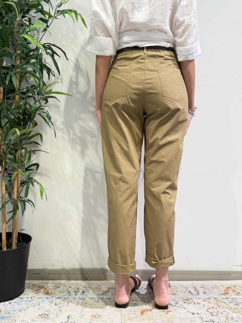 Le Streghe - Pantalone dritto cammello