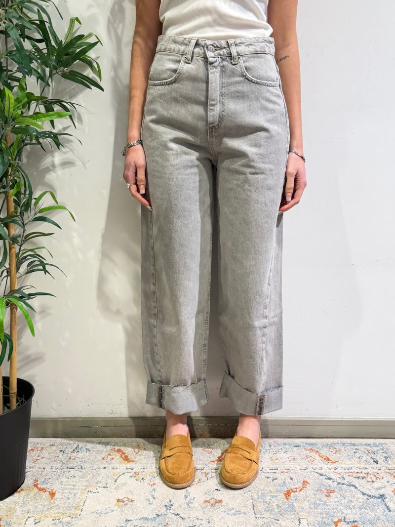 Vicolo - Jeans Phoebe a ovetto grigio