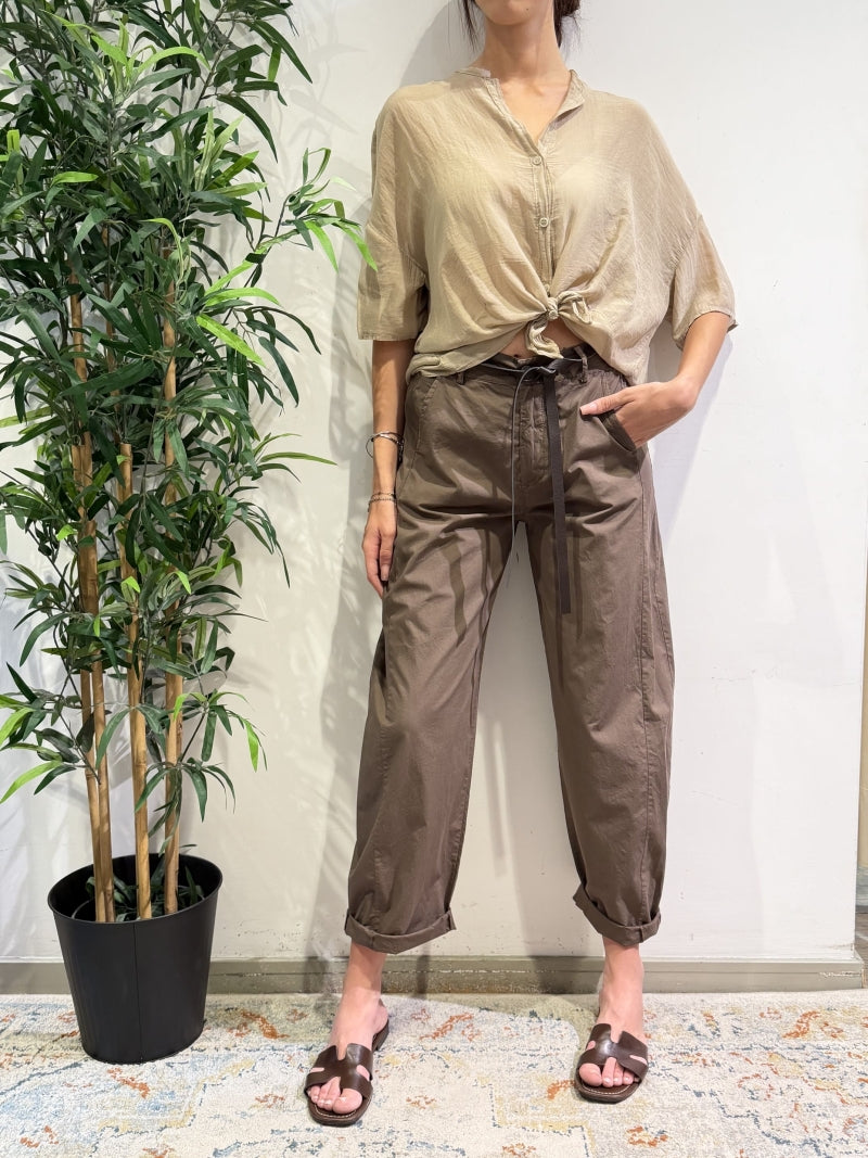 Le Streghe - Pantalone balloon moro