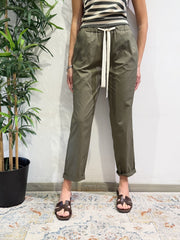Vicolo - Pantalone in popeline militare