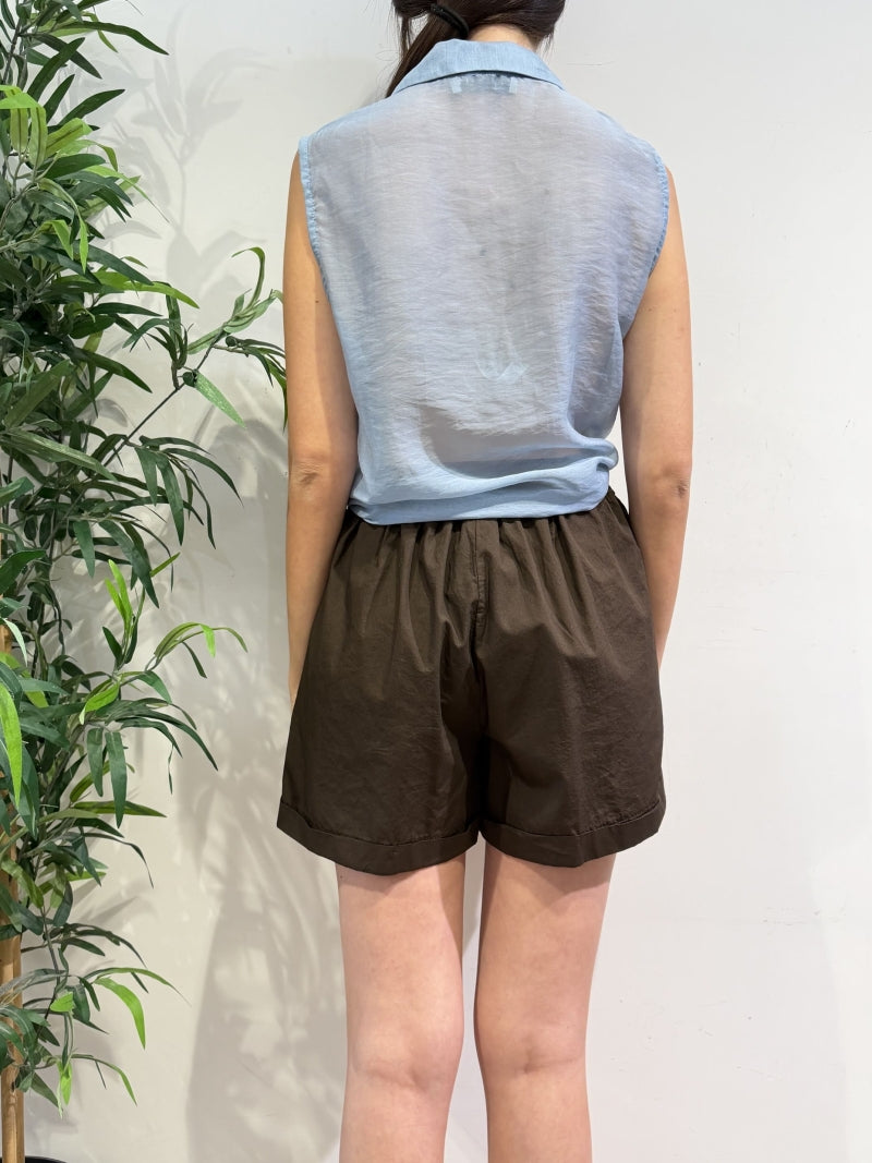 Haveone - Camicia giro manica celeste