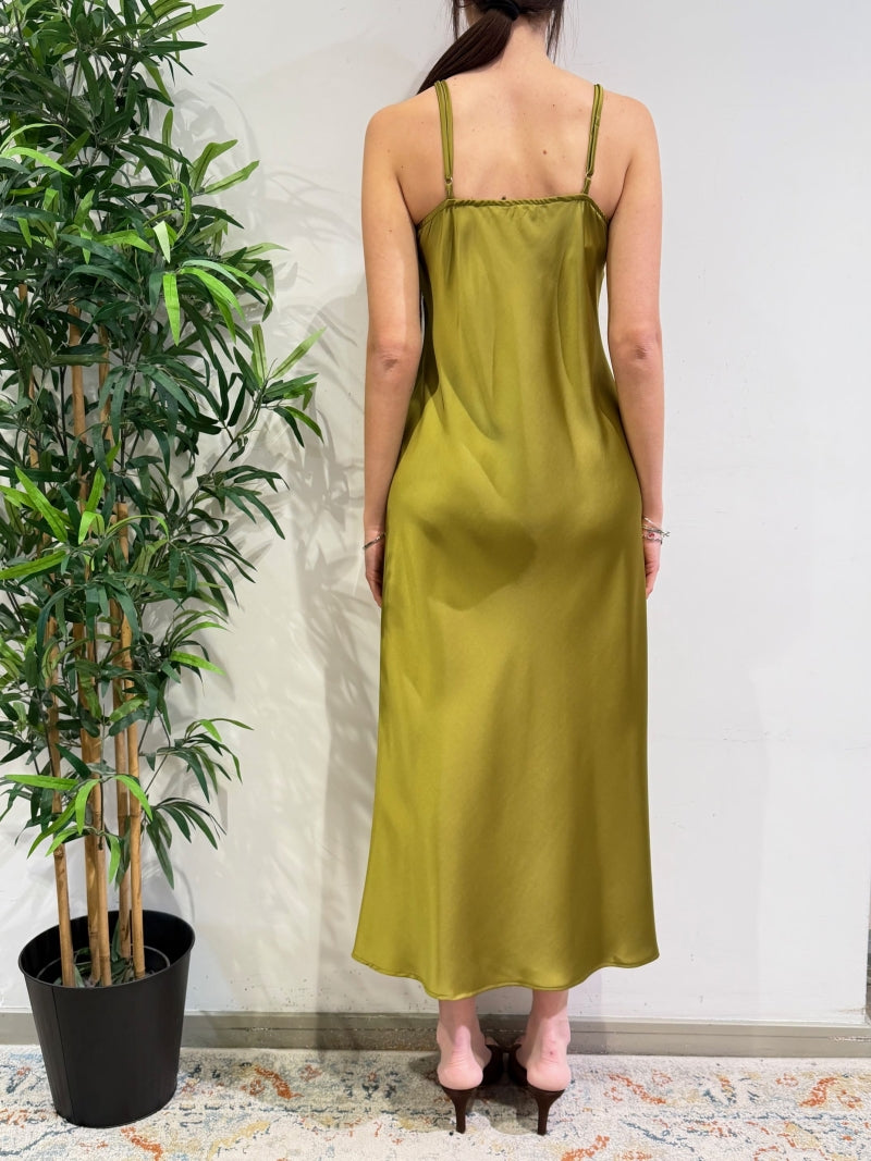 Le Streghe - Vestito in satin olio