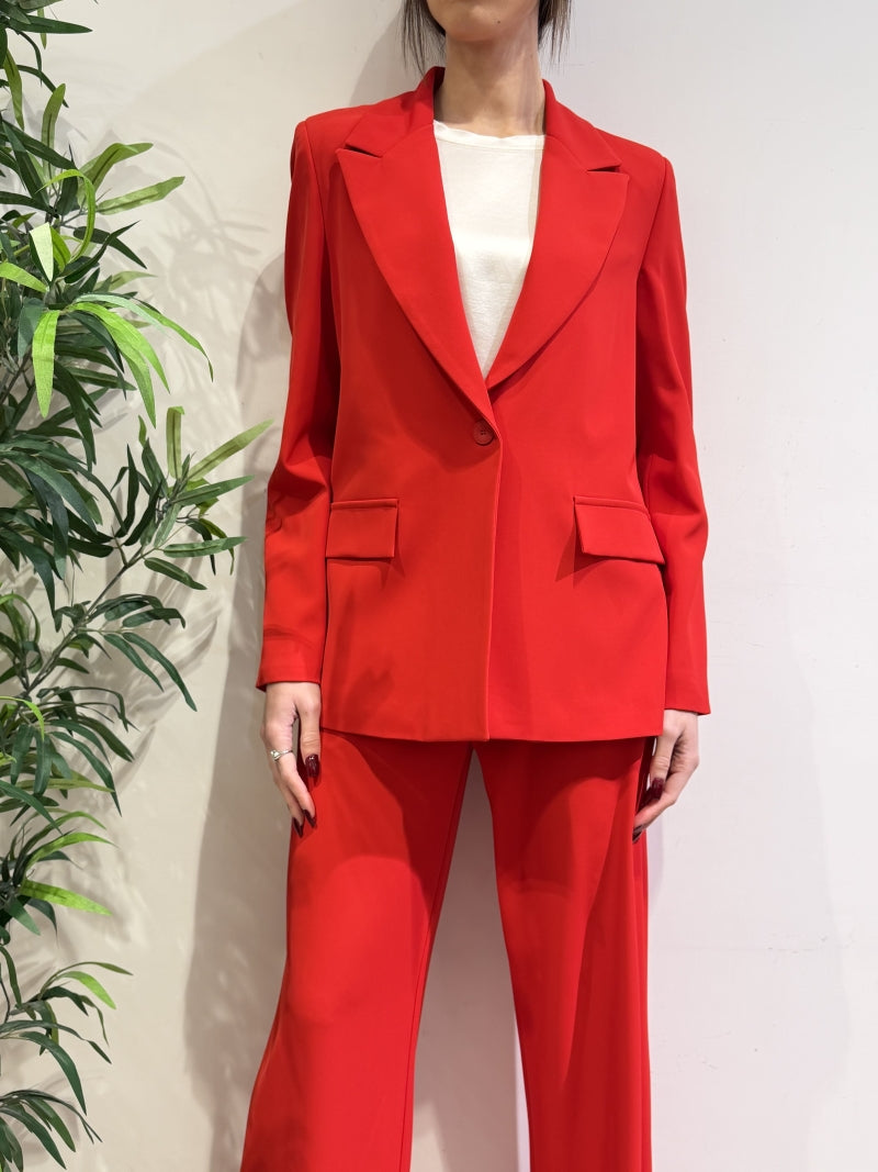 Dixie - Tailleur un bottone rosso