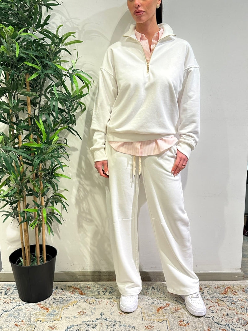 Tensione In - Pantalone tuta panna