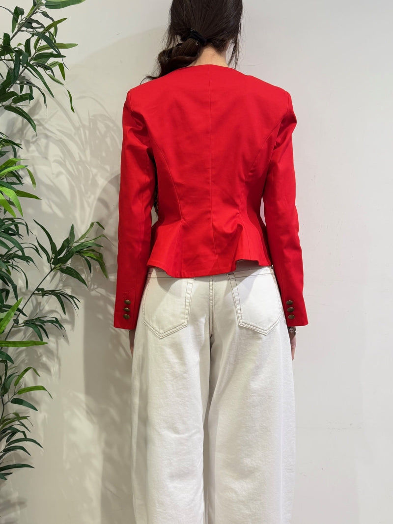 Tensione In - Giacca con spalline rossa