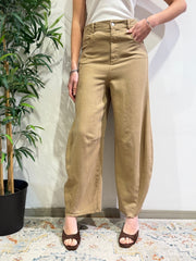 Dixie - Pantalone balloon beige