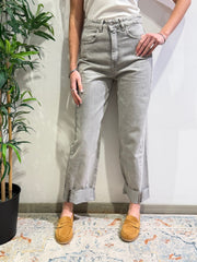 Vicolo - Jeans Phoebe a ovetto grigio