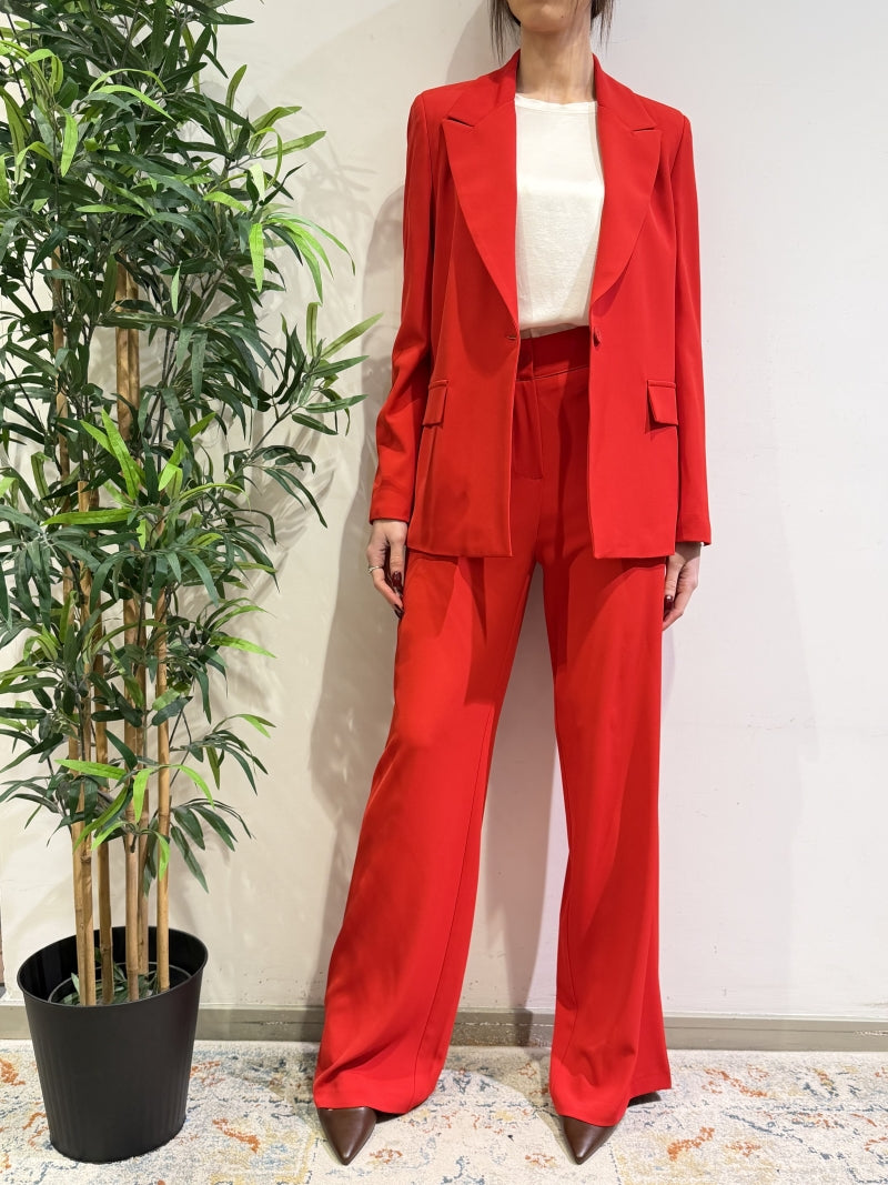Dixie - Tailleur un bottone rosso