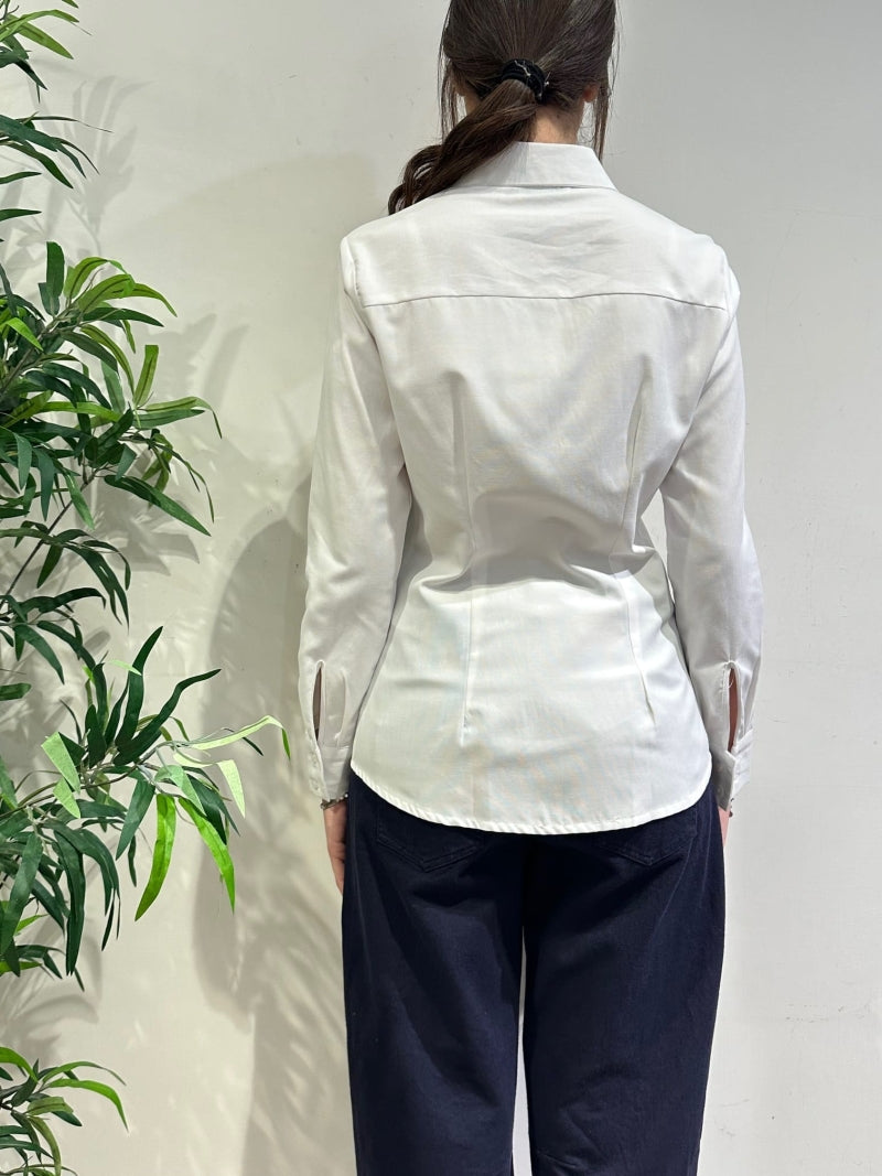 Dixie - Camicia slim fit bianca